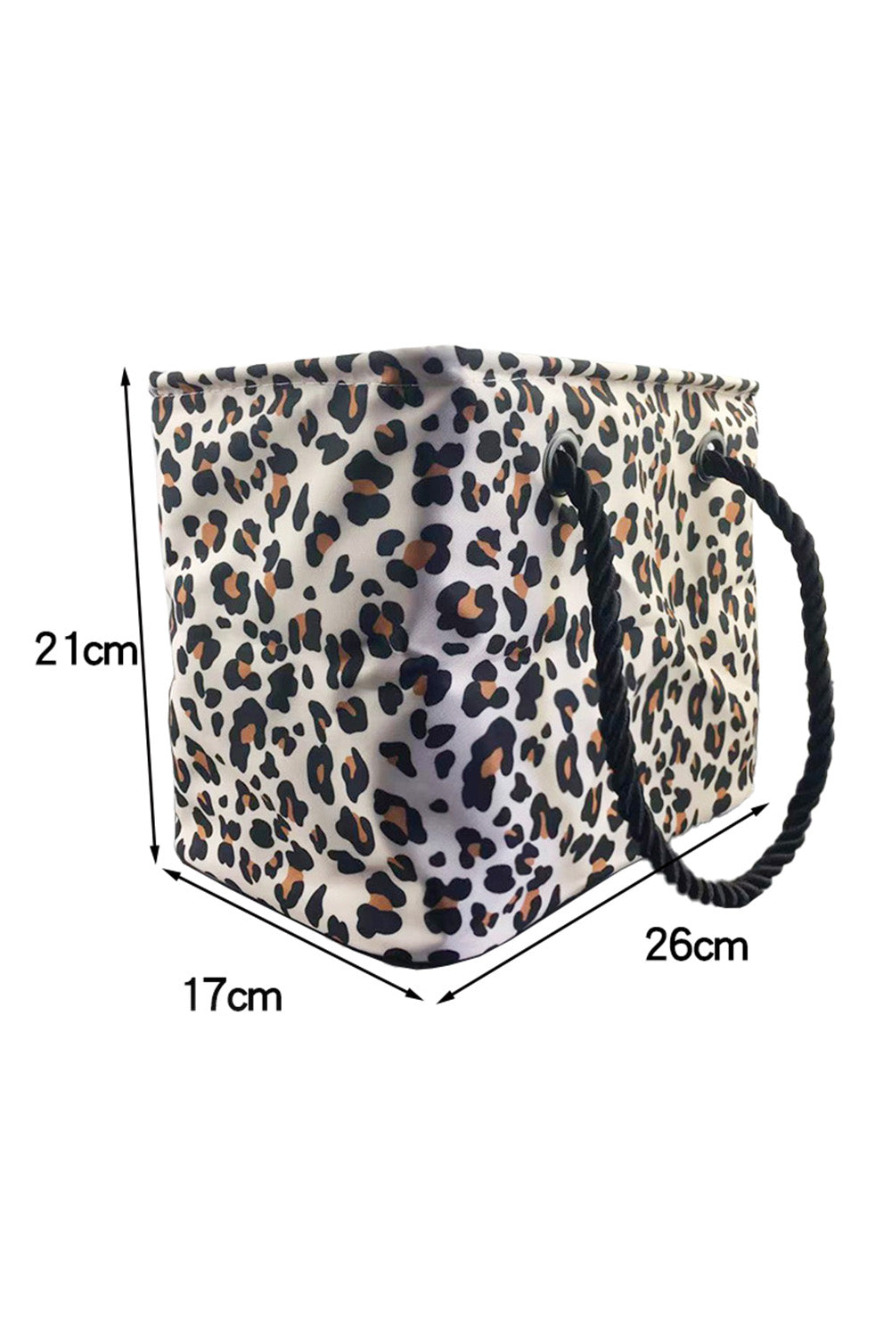 Leopard Waterproof Canvas Toiletry Bag