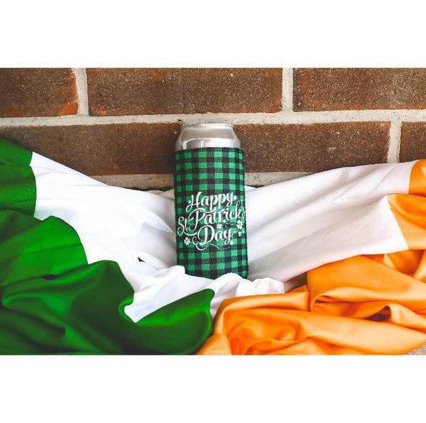 St. Patrick's Day Slim Can Holder