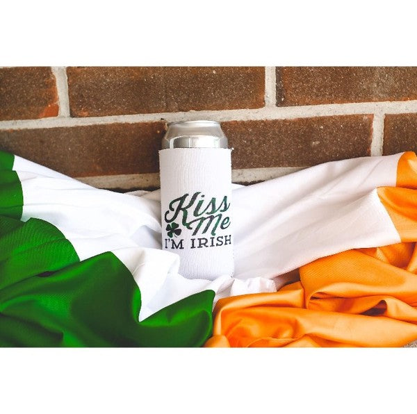 St. Patrick's Day Slim Can Holder