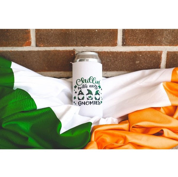 St. Patrick's Day Slim Can Holder