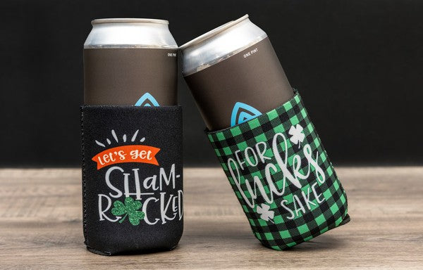 St. Patrick's Day Slim Can Holder