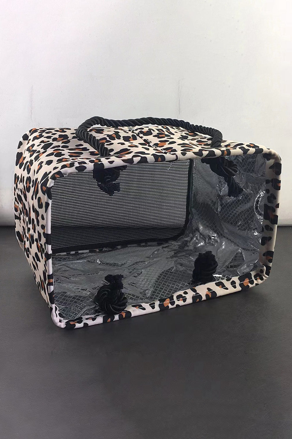 Leopard Waterproof Canvas Toiletry Bag