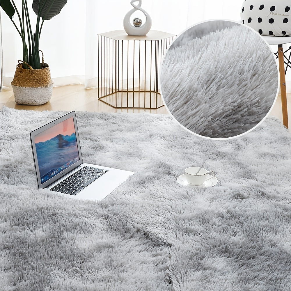 1pc Super Soft Thickened Carpet For Living Room Plush Rug, Children Bed Room Fluffy Floor Carpets, Window Bedside Home Decor Rugs Soft Velvet Mat