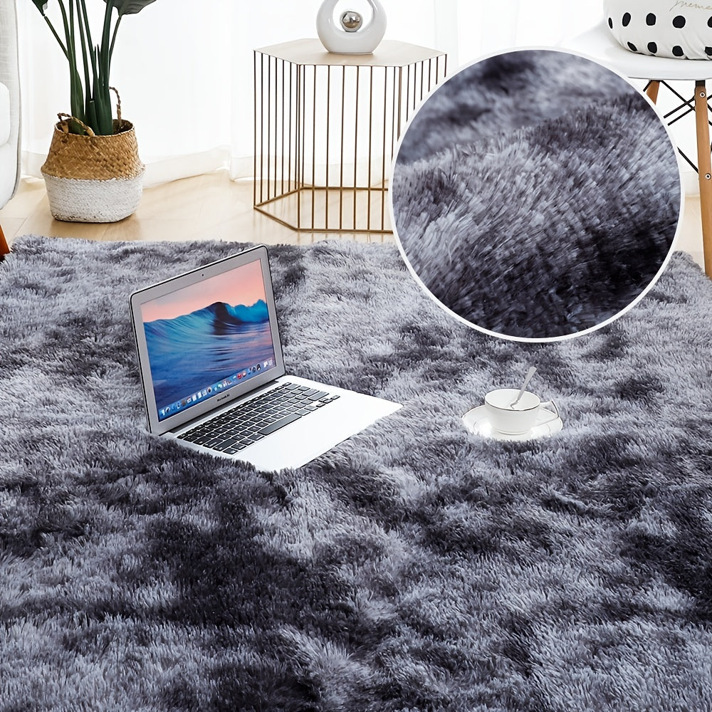 1pc Super Soft Thickened Carpet For Living Room Plush Rug, Children Bed Room Fluffy Floor Carpets, Window Bedside Home Decor Rugs Soft Velvet Mat