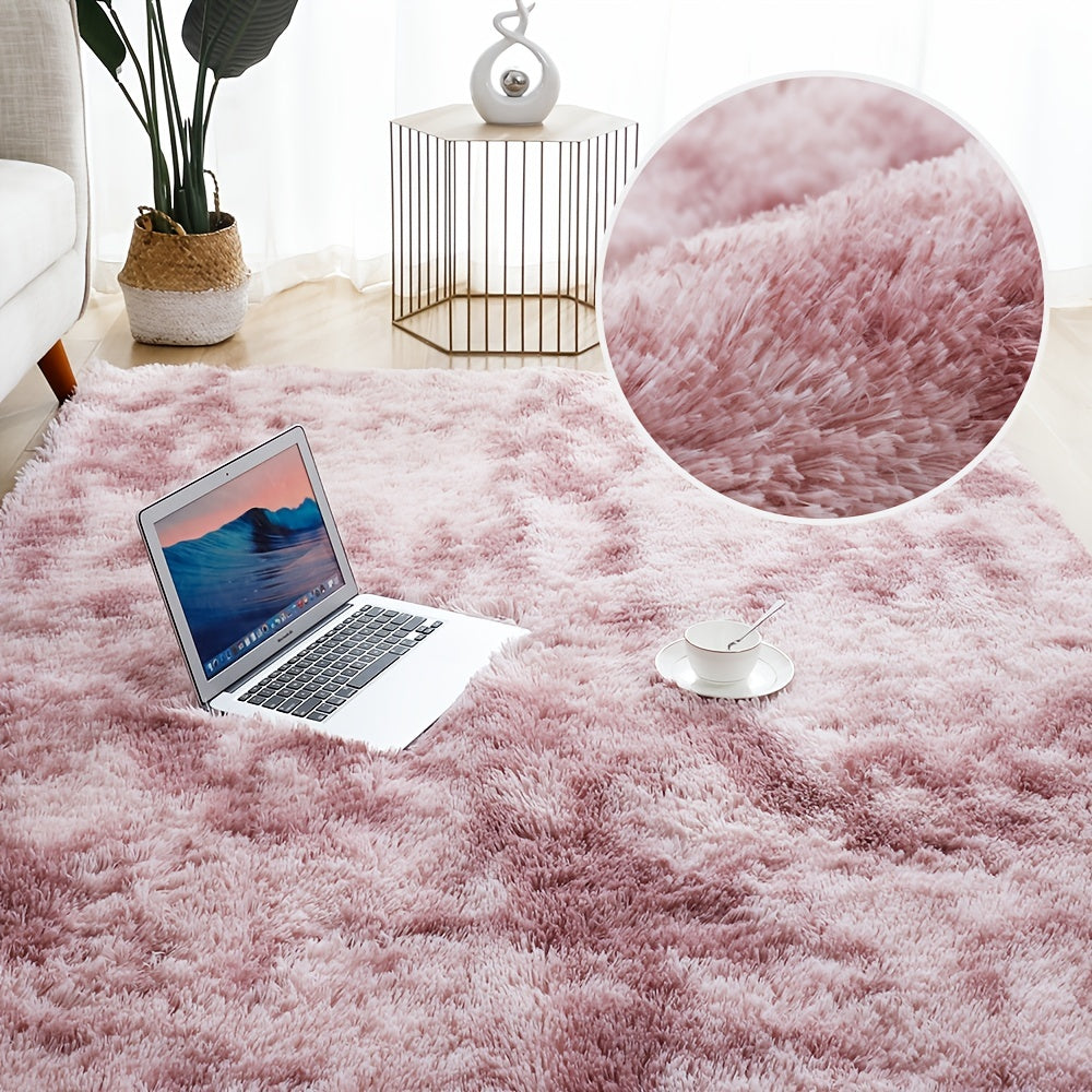 1pc Super Soft Thickened Carpet For Living Room Plush Rug, Children Bed Room Fluffy Floor Carpets, Window Bedside Home Decor Rugs Soft Velvet Mat