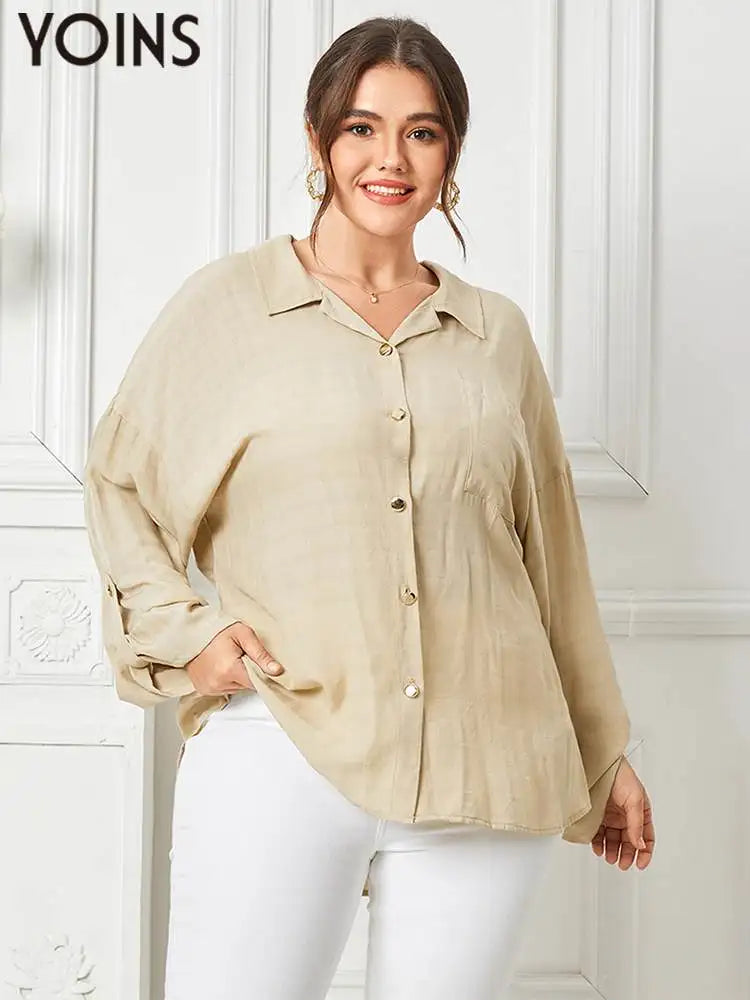 PLUS SIZE WOMEN BLOUSES