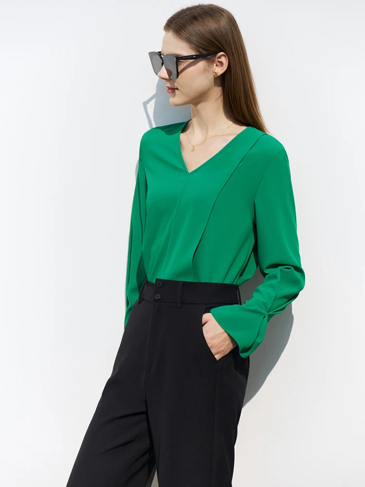 AMII Minimalism Blouse Women