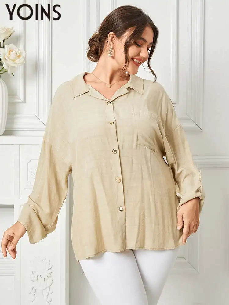 PLUS SIZE WOMEN BLOUSES