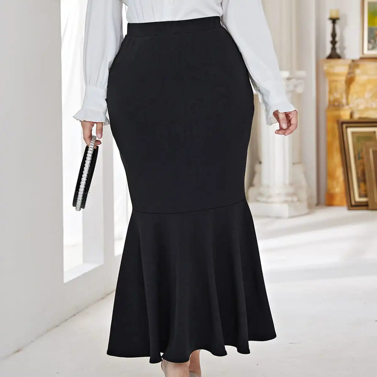 PLUS SIZE WOMEN SKIRTS