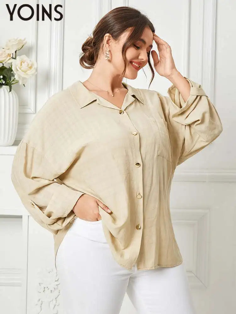 PLUS SIZE WOMEN BLOUSES