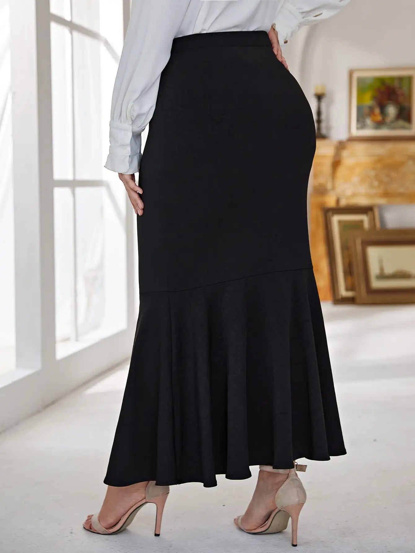 PLUS SIZE WOMEN SKIRTS