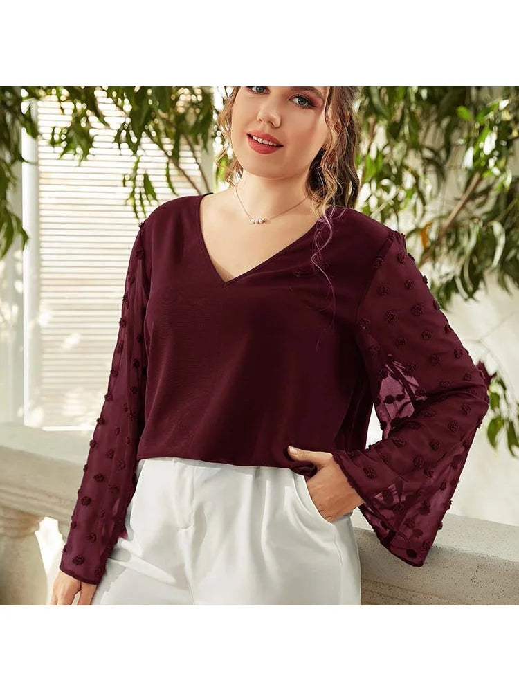 PLUS SIZE WOMEN TOPS