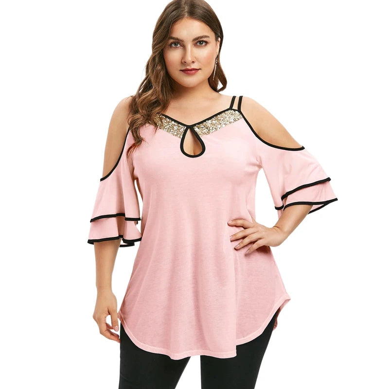 PLUS SIZE WOMEN TOPS