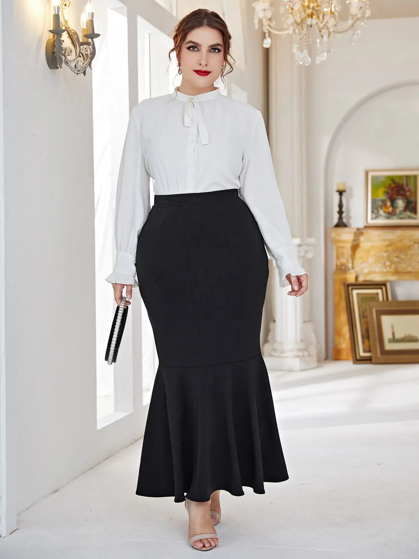 PLUS SIZE WOMEN SKIRTS