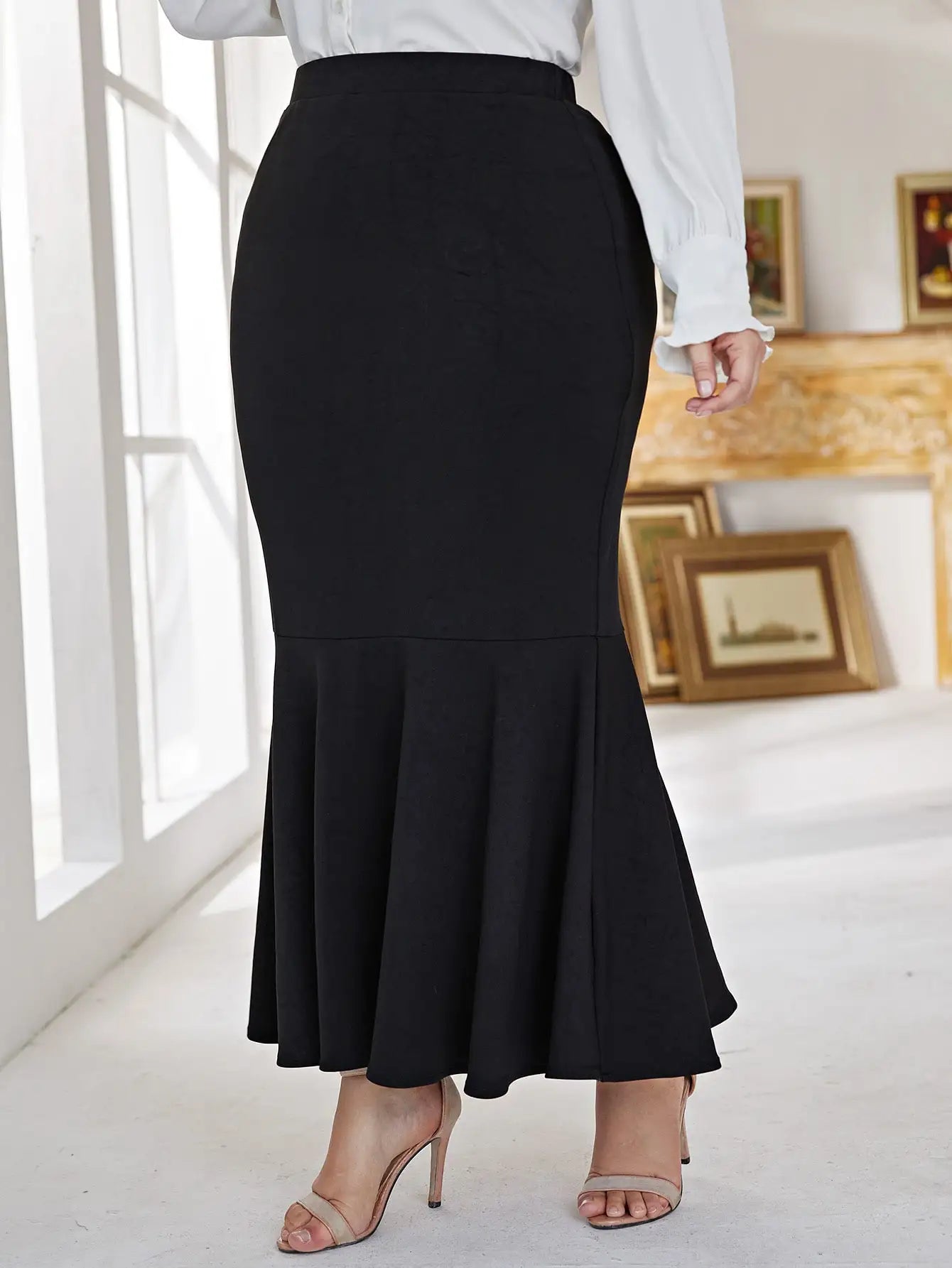 PLUS SIZE WOMEN SKIRTS