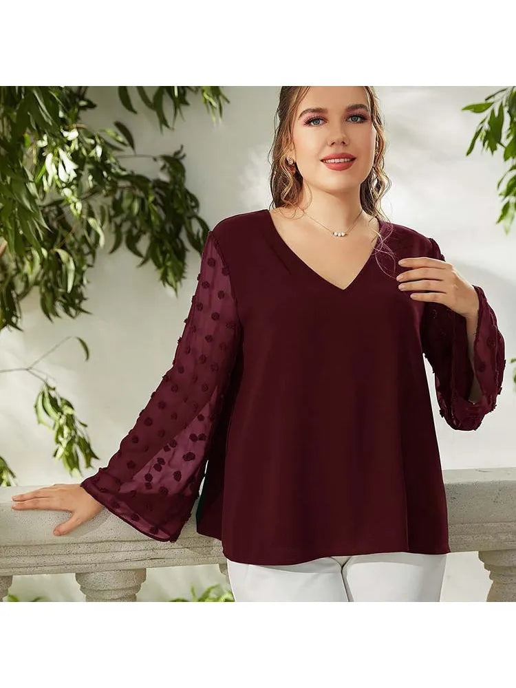 PLUS SIZE WOMEN TOPS