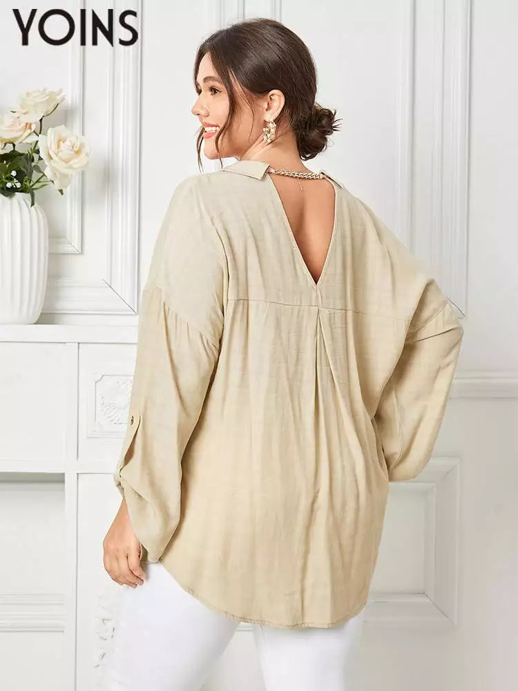 PLUS SIZE WOMEN BLOUSES