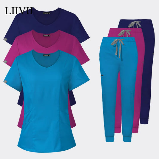 Medical Scrubs Set Spa Uniforms