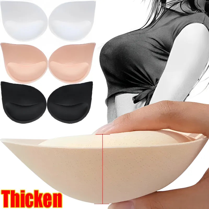 3D Push Up Bra Pads Inserts Women Underwear Small Breast lift