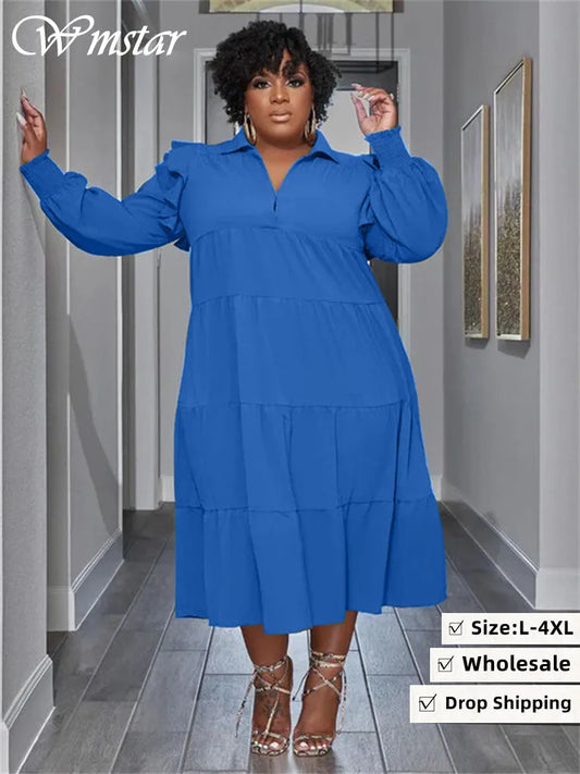 PLUS SIZE WOMEN DRESSES